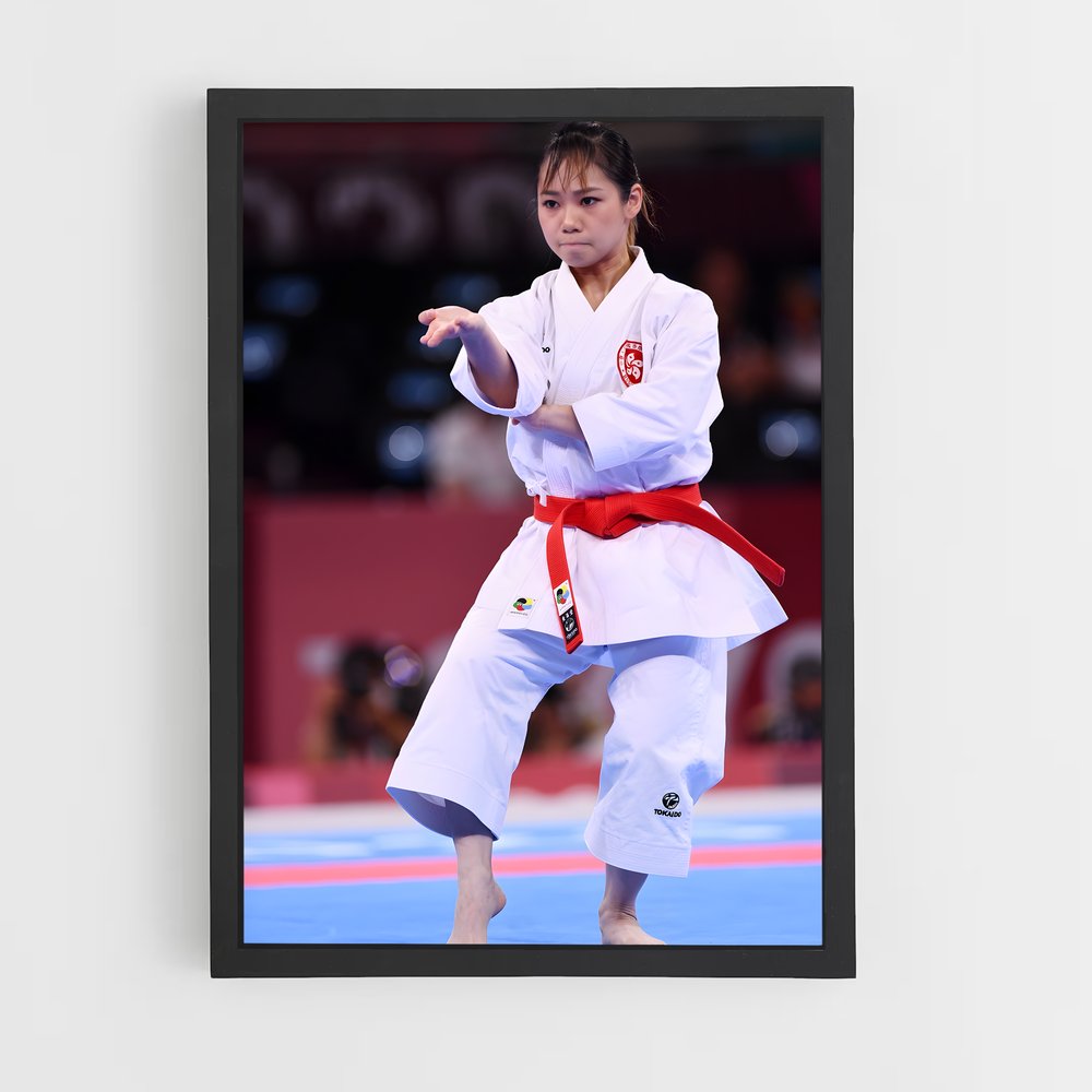 Poster Olympics de karate – affiche Karaté (vue 2)